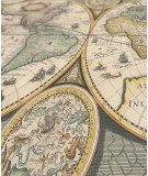 Affiche Planisphère vintage 1642
