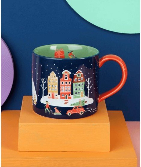 Coffret Grand mug de Noël Candy Cane Lane