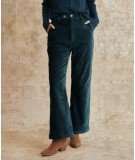 Pantalon en velours côtelé Klay Vert de la marque française Garance.
