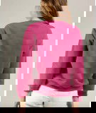 Sweat avec le message "Out of Office" en broderie bouclettes. De la marque Andy & Lucy.