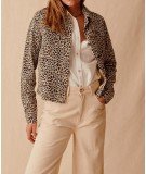 Pantalon Nucia Ecru à la coupe large, la taille marquée et réalisé en coton par la marque Garance.