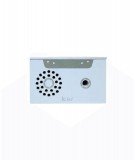 Magnétophone Poste Cassettes en bois bleu de la marque japonaise Kiko+ & GG