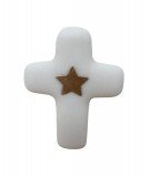 Croix de l'étoile en pierre d'albâtre