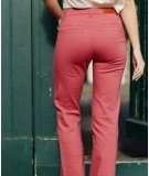Pantalon Sonny T coloris Fraise des bois de la marque française La Petite Etoile