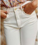 Jeans modèle Brieg coloris crème de la marque française La Petite Etoile