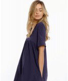 Robe Aisha Bleu marine de la marque Art Love