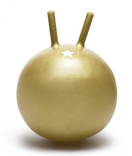 Ballon sauteur Paillettes Or de la marque française Ratatam. Adapté pour les enfants de 2 à 6 ans.