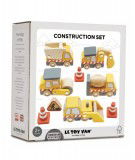 Set de véhicules de construction en bois de la marque de jouets Le toy Van