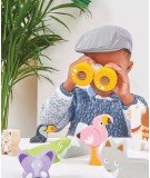 Jumelles kaléidoscope en bois de la marque de jouets, Le Toy Van