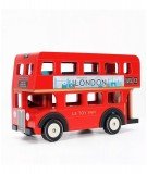 Bus londonien en bois de la marque de jouets Le Toy Van. Fabriqué en bois certifié FSC.