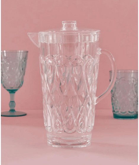 Grande carafe en acrylique transparent de la marque Rice