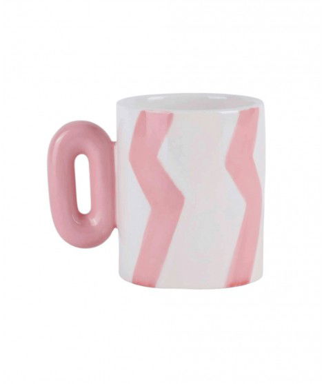 Mug Teodoro Stormy Samba réalisé à la main par la marque de décoration belge Qué Rico