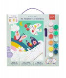 Coffret de peinture au numéro Printemps adapté pour les enfants à partir de 7 ans. De la marque La Petite Epicerie