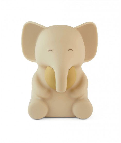 Veilleuse en silicone en forme d'éléphant de la marque danoise Nuuroo.