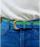 Ceinture Alan Bleu et Vert de la marque La Petite Etoile