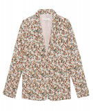 Veste Vanessa en velours et à imprimé Fleurs vintage. De la marque française La Petite Etoile