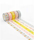 Set 5 masking tapes Futschikato Florale FSC de la marque Rico Design