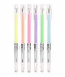 Set 6 stylos gel couleur Pastels de la marque Rico Design.