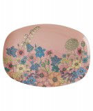 Plateau en melamine Flower Collage de la marque danoise Rice