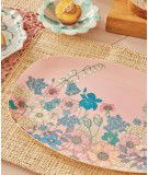 Plateau en melamine Flower Collage de la marque danoise Rice