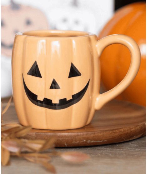 Mug Citrouille d'Halloween. 350 mL de contenance.