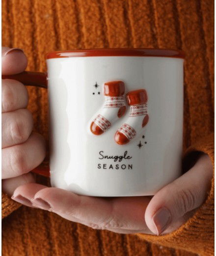 Mug de Noël Chaussettes d'hiver