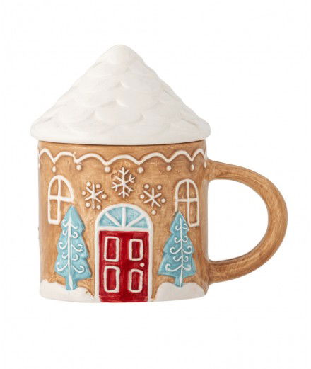 Mug de Noël en forme de Maison en pain d'épices de la marque Bloomingville.