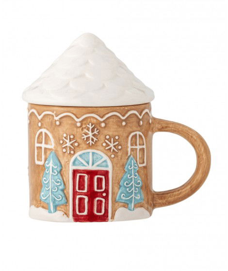 Mug de Noël en forme de Maison en pain d'épices de la marque Bloomingville.