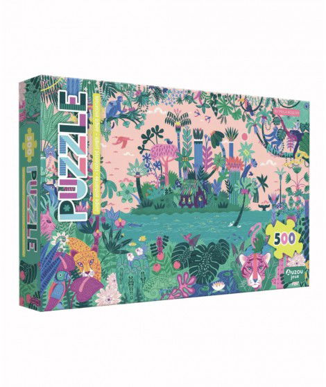 Puzzle de 500 pièces Jungle Enchantée des éditions Auzou.