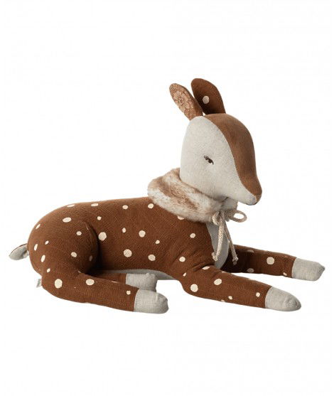 Peluche Bambi Blanc Cassé de la marque danoise Maileg