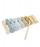 Xylophone en bois bleu de la marque pour enfants Little Dutch