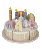 Gâteau d'anniversaire en bois Rose de la marque pour enfants, Little Dutch