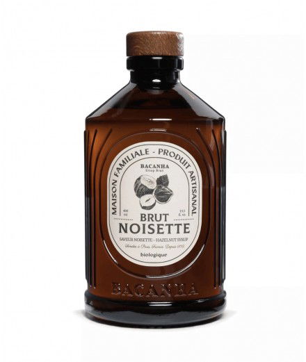 Sirop Brut de Noisette Bio de la marque Bacanha.