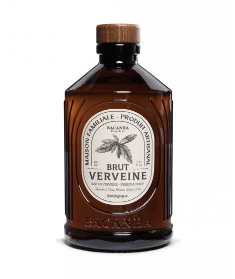 Sirop Brut de Verveine Bio de la marque Bacanha.