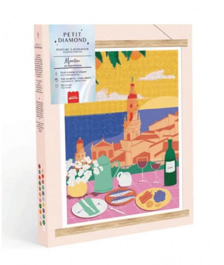 Coffret d'arts créatifs Diamond Painting Menton de la marque La Petite Épicerie