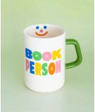 Mug Book Person au design coloré. 350 mL de contenance.