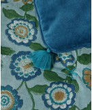 Sofa Cover Guapao Blue Green de la marque française Bonheur du Jour