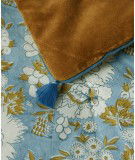 Sofa Cover Vishnu Blue de la marque française Bonheur du Jour