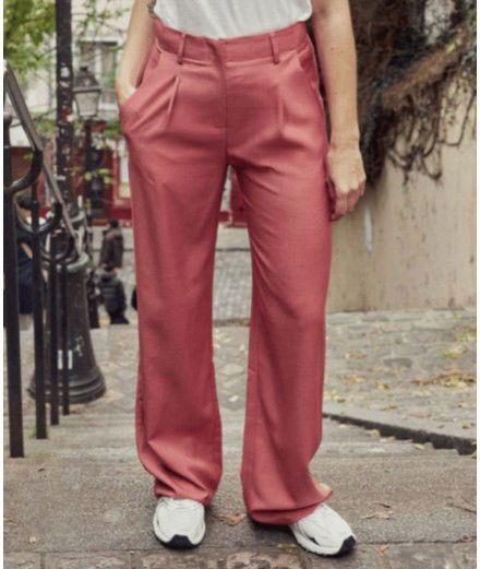 Pantalon Polimo Vieux Rose de la marque La Petite Etoile