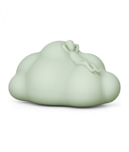 Veilleuse Nuage Dusty Green en silicone de la marque CamCam Copenhagen.