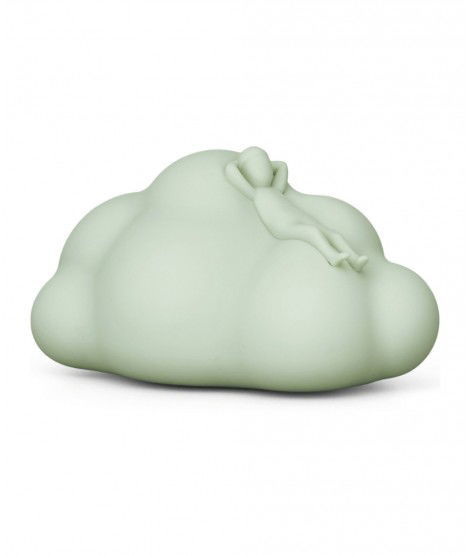 Veilleuse Nuage Dusty Green en silicone de la marque CamCam Copenhagen.