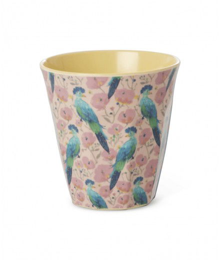 Gobelet melamine medium Exotic Bird de la marque danoise Rice