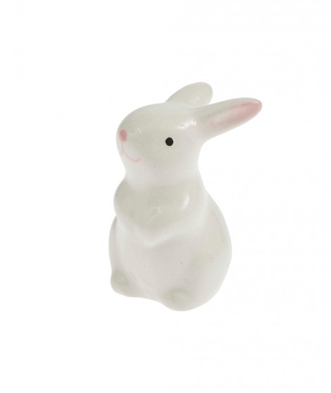 Petit lapin en porcelaine de la marque Rico Design.