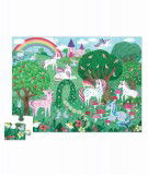 Maxi puzzle Jardin des Licornes de la marque Crocodile Creek. Adapté pour les enfants à partir de 3 ans.