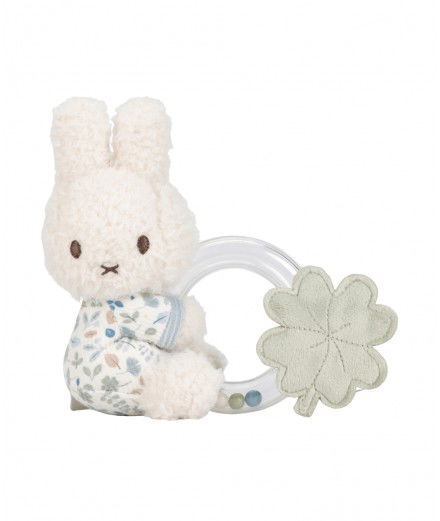 Hochet anneau Miffy Lucky Leaves de la marque Little Dutch.