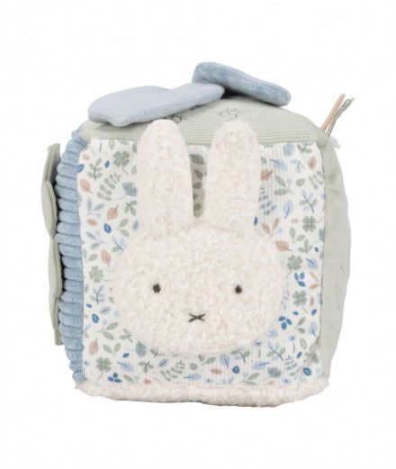 Cube d'activités sensorielles Miffy Lucky Leaves de la marque Little Dutch