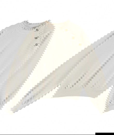 Sweatshirt Broderie Anglaise de la marque française Emile et Ida