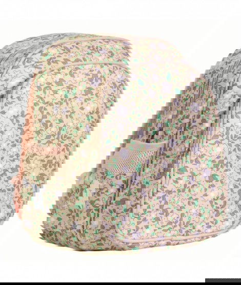 Sac-à-dos Fleurs roses avec poche isotherme intégrée
