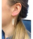 Boucles d'oreilles Bandama - Gris