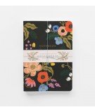 Set de 3 notebooks Lively floral couverture en tissu